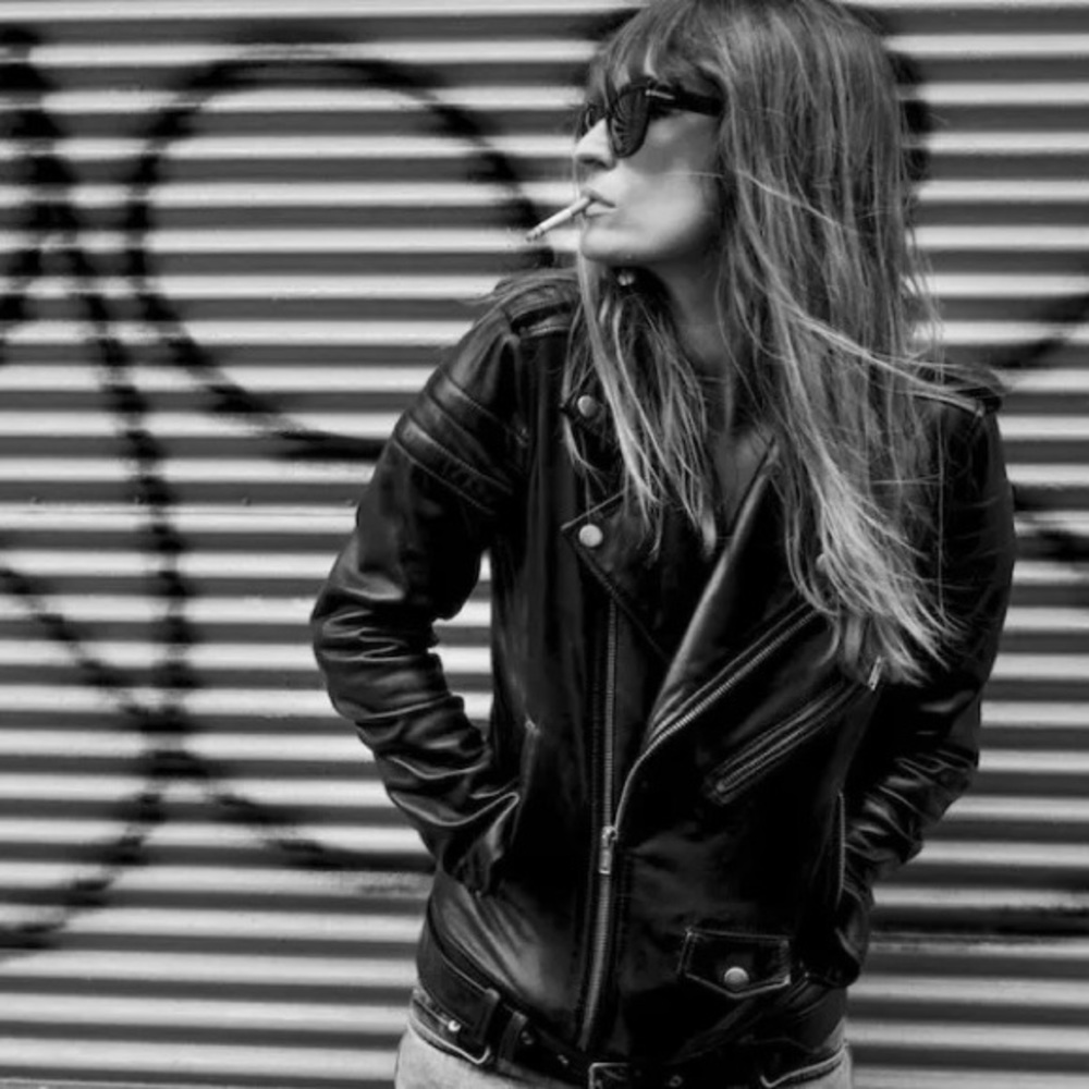 BLK DNM Leather Jacket No. 8 in Black